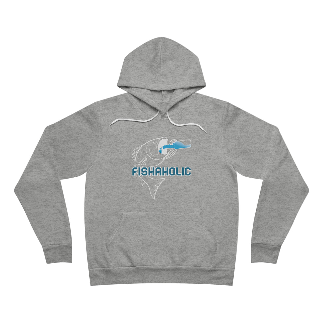 Fishing Addicted Drinking Fish Unisex Sponge Fleece Pullover Hoodie