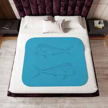 Mahi-Mahi Sherpa Blanket, Two Colors