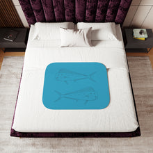 Mahi-Mahi Sherpa Blanket, Two Colors