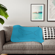 Mahi-Mahi Sherpa Blanket, Two Colors