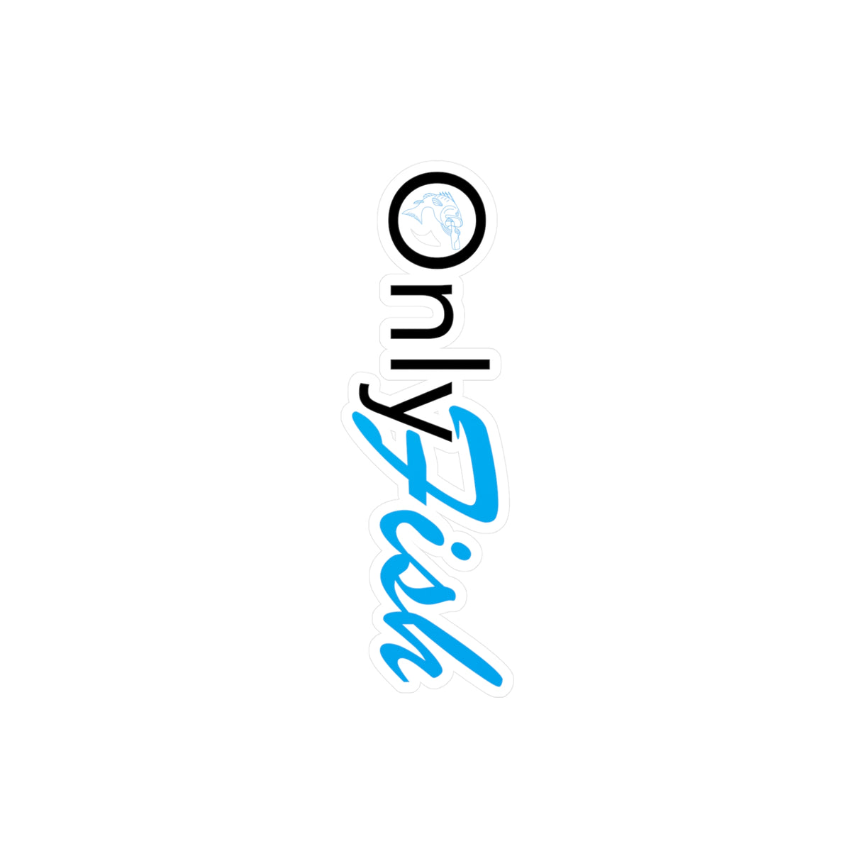 Only Fish Kiss-Cut Vinyl Decals