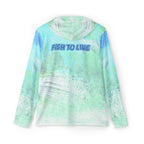 Fish-to-Live Green Permit Fishaholic Premium Performance Hoodie
