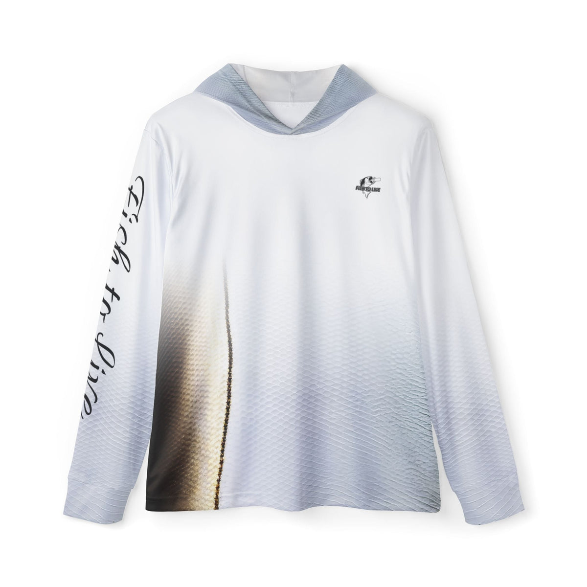 Fishaholic Fish-to-Live Snook Performance Hoodie